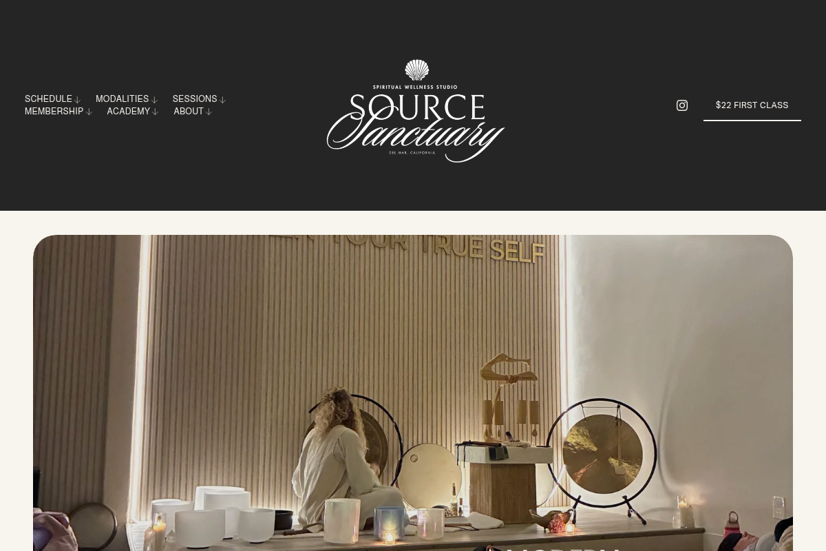 Screenshot of Source Sanctuary website