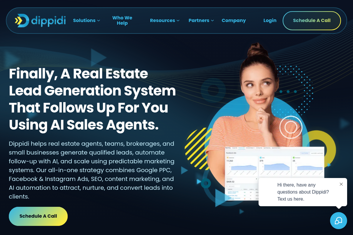 Screenshot of Dippidi website