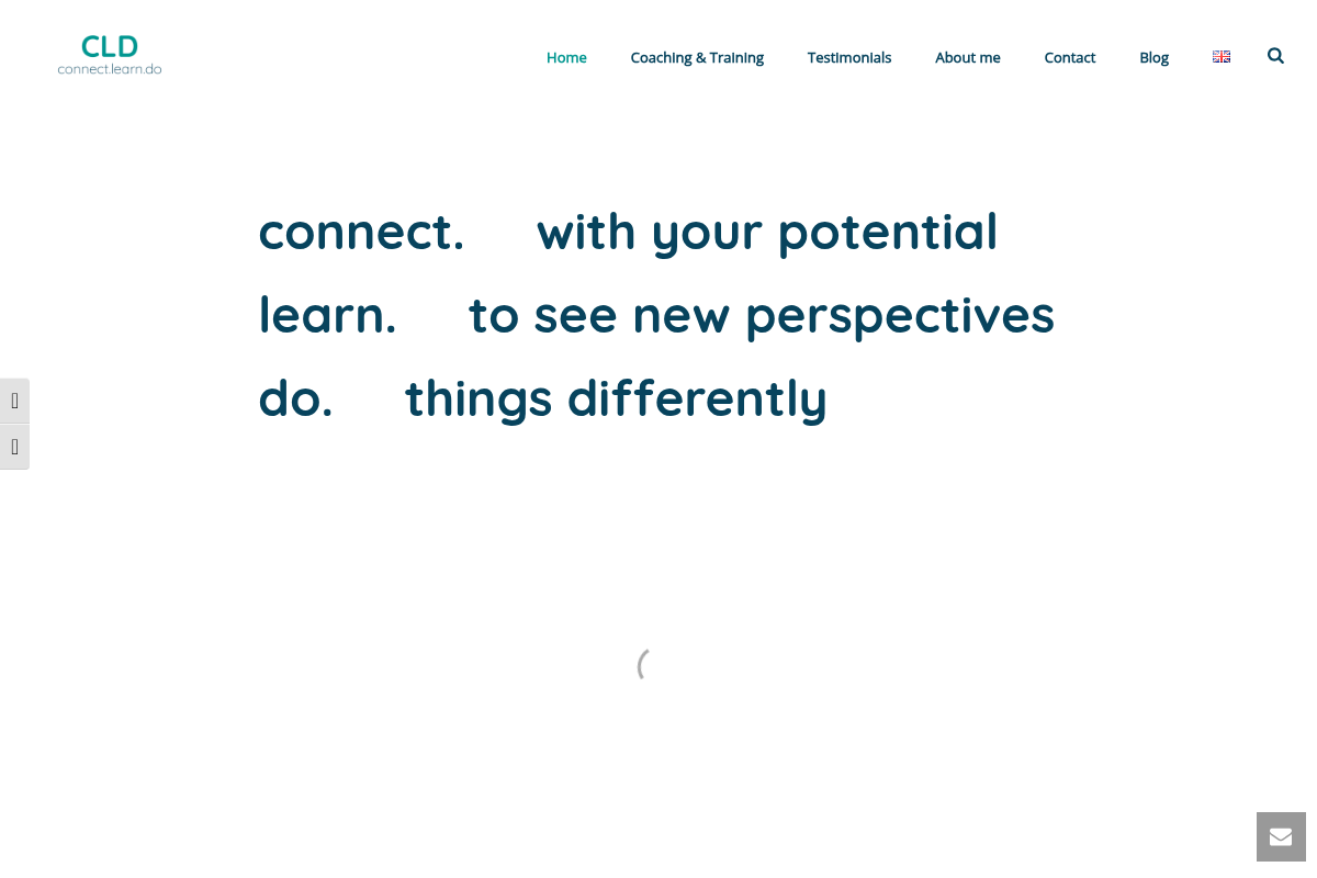 Screenshot of CLD Business Coaching & Training website