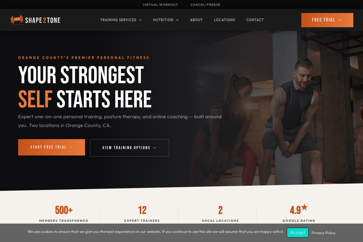 Screenshot of Shape2Tone website