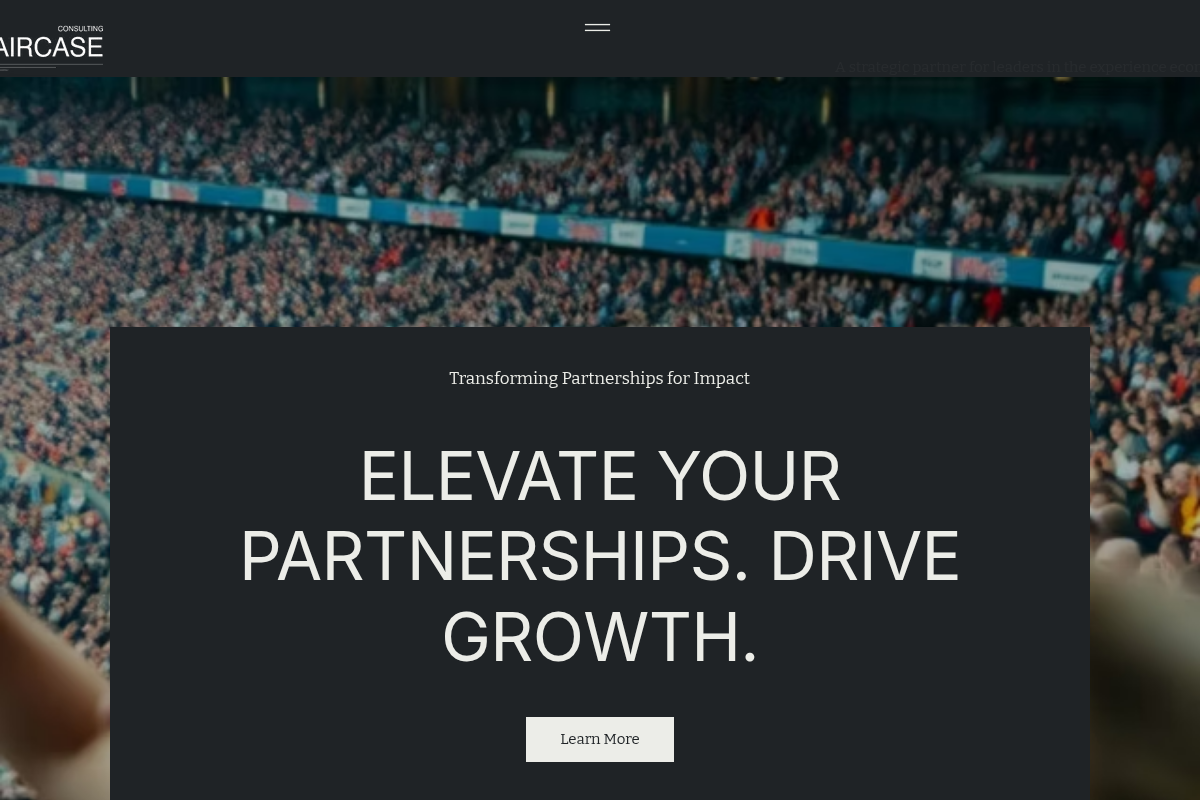 Screenshot of Staircase Consulting website