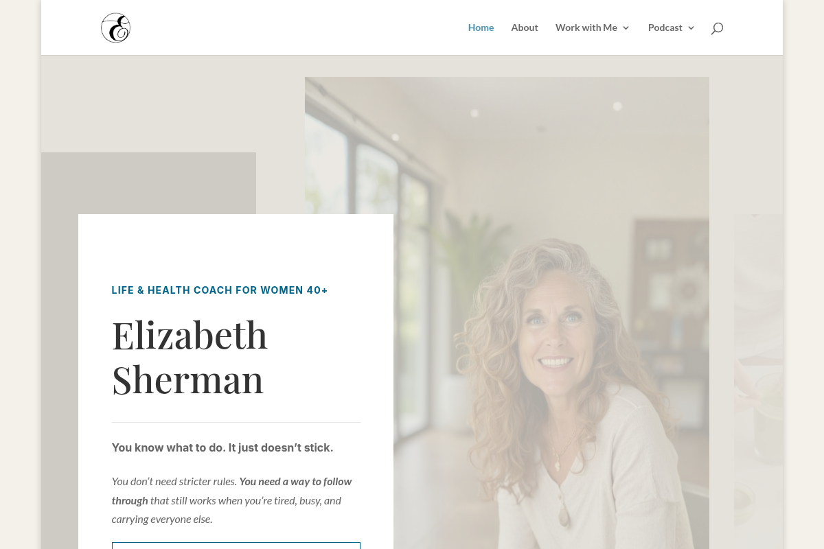 Screenshot of Total Health Foundations website