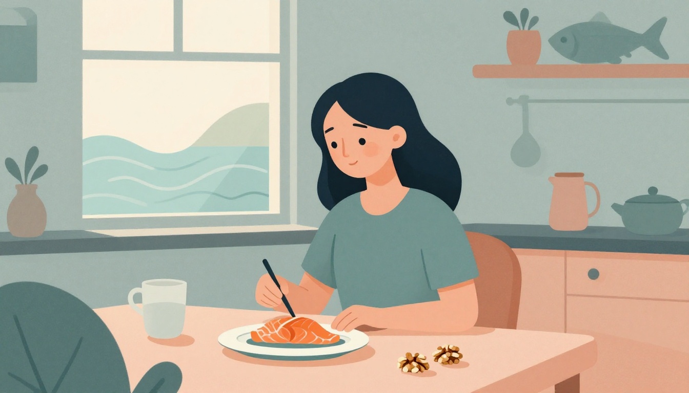 Omega-3 rich foods to ease postpartum mood swings
