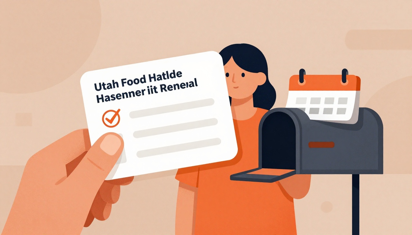 5 steps to renew your Utah food handler permit